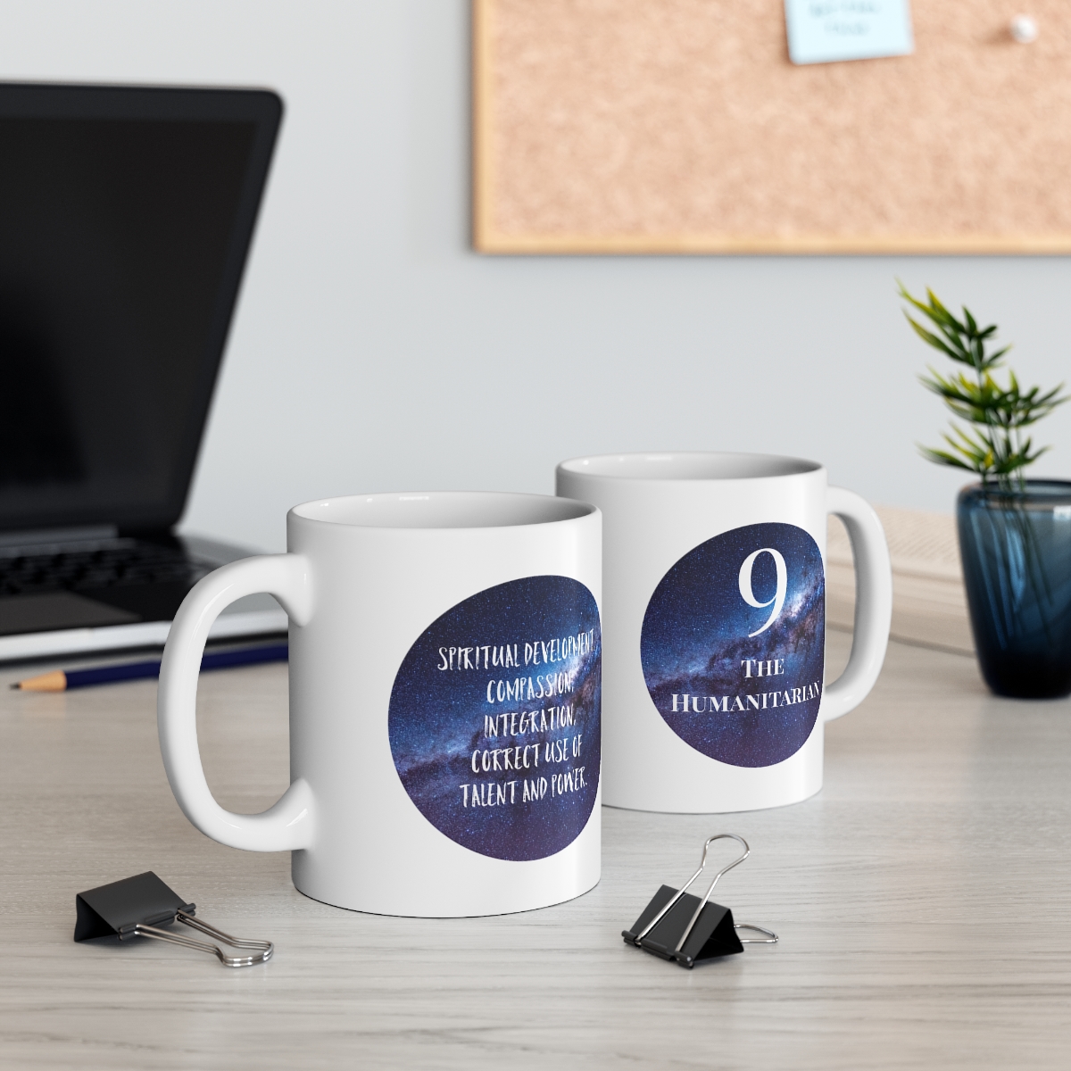 9 numerology mug