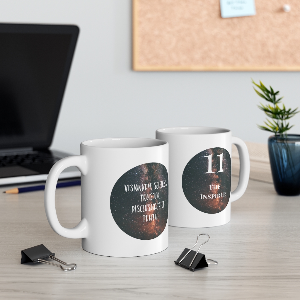 11 numerology mug