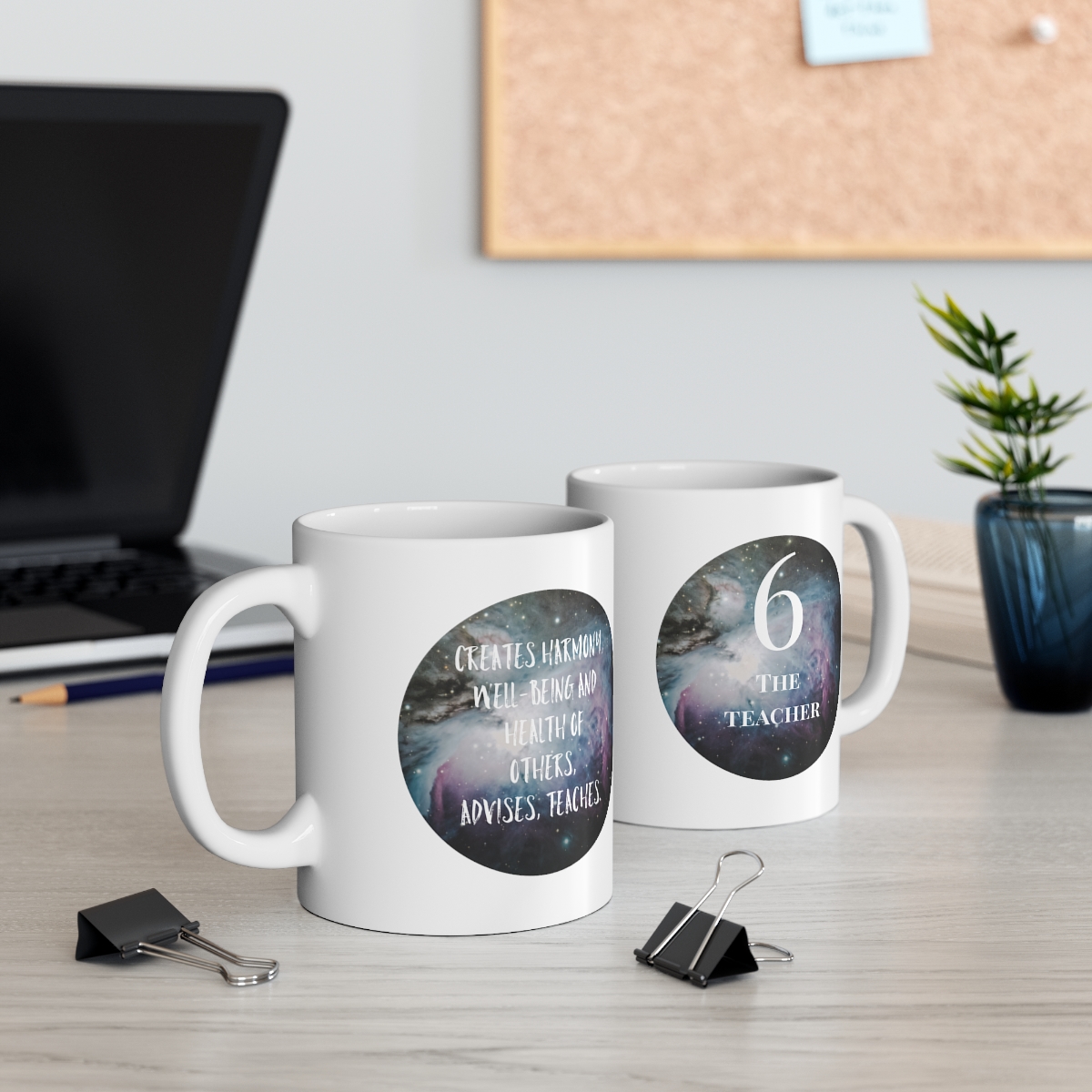 6 numerology mug